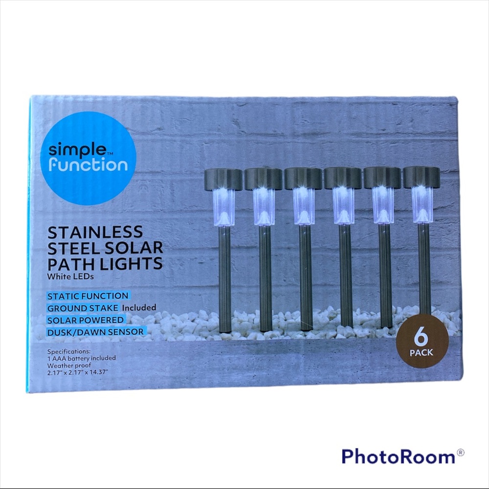 Stainless steel solar path lights